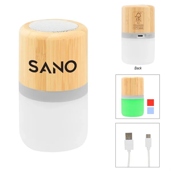 Bamboo Wireless Light Up Speaker 2.0 - Bamboo Wireless Light Up Speaker 2.0 - Image 2 of 2