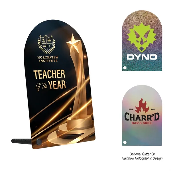 Acrylic Award - Arch Rectangle 7" - Acrylic Award - Arch Rectangle 7" - Image 0 of 2