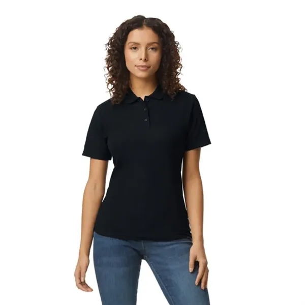 Gildan Ladies' Softstyle Double Pique Polo - Gildan Ladies' Softstyle Double Pique Polo - Image 2 of 9