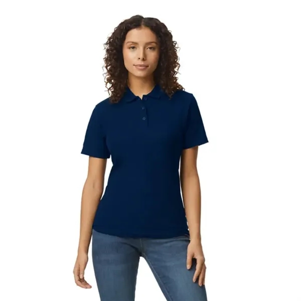 Gildan Ladies' Softstyle Double Pique Polo - Gildan Ladies' Softstyle Double Pique Polo - Image 5 of 9