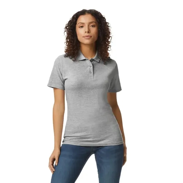 Gildan Ladies' Softstyle Double Pique Polo - Gildan Ladies' Softstyle Double Pique Polo - Image 8 of 9