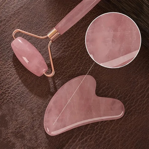 Jade Roller Facial Gua Sha Tool Set Scraping Massage Kit - Jade Roller Facial Gua Sha Tool Set Scraping Massage Kit - Image 4 of 12