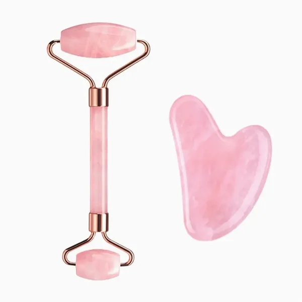 Jade Roller Facial Gua Sha Tool Set Scraping Massage Kit - Jade Roller Facial Gua Sha Tool Set Scraping Massage Kit - Image 8 of 12