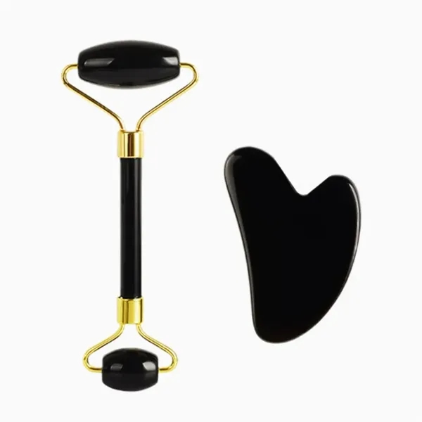 Jade Roller Facial Gua Sha Tool Set Scraping Massage Kit - Jade Roller Facial Gua Sha Tool Set Scraping Massage Kit - Image 9 of 12