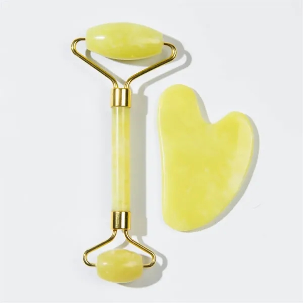 Jade Roller Facial Gua Sha Tool Set Scraping Massage Kit - Jade Roller Facial Gua Sha Tool Set Scraping Massage Kit - Image 11 of 12