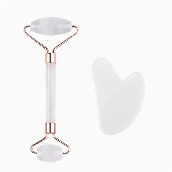 Jade Roller Facial Gua Sha Tool Set Scraping Massage Kit - Jade Roller Facial Gua Sha Tool Set Scraping Massage Kit - Image 12 of 12