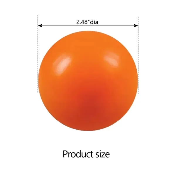 Promotional Solid Color Round Stress Ball - Promotional Solid Color Round Stress Ball - Image 2 of 13