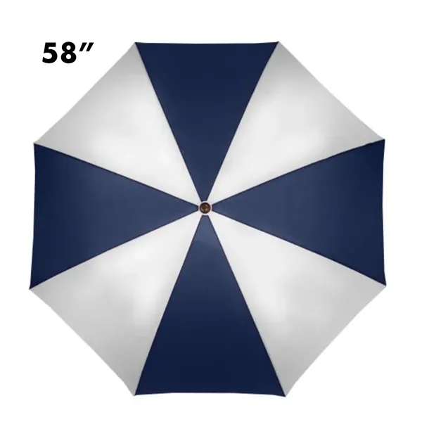 58" Windproof Golf Umbrella Auto Open Travel UV Protection - 58" Windproof Golf Umbrella Auto Open Travel UV Protection - Image 1 of 10