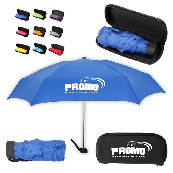 Compact Folding Travel Umbrella with Case Windproof Portable - Compact Folding Travel Umbrella with Case Windproof Portable - Image 0 of 7