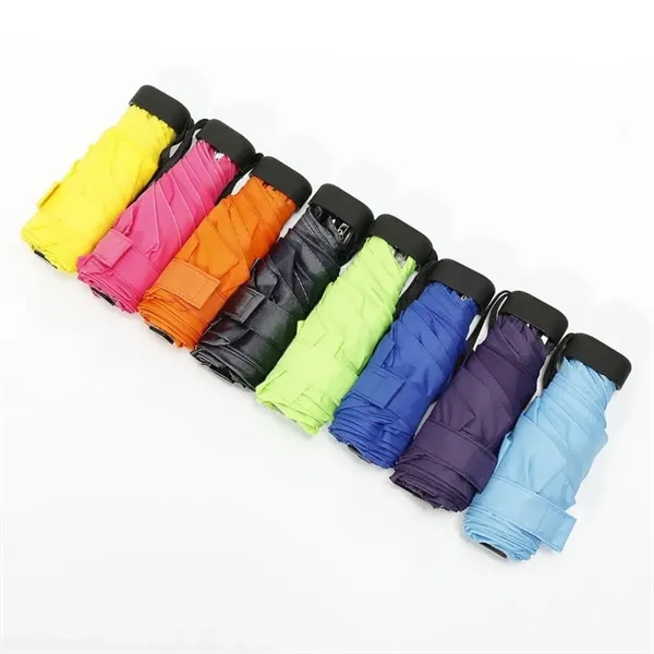 Compact Folding Travel Umbrella with Case Windproof Portable - Compact Folding Travel Umbrella with Case Windproof Portable - Image 3 of 7
