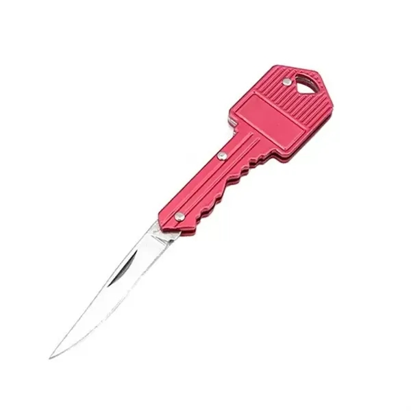 Key Shaped Keychain With Knives - Key Shaped Keychain With Knives - Image 2 of 5