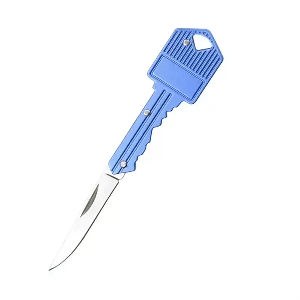 Key Shaped Keychain With Knives - Key Shaped Keychain With Knives - Image 4 of 5