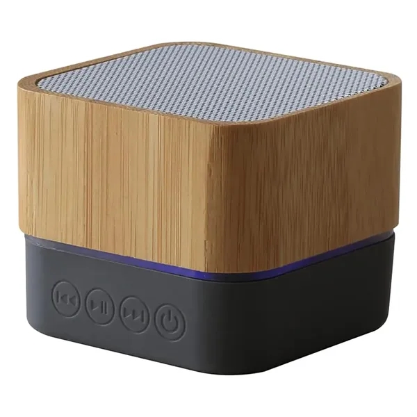 Eco-Friendly Bamboo Wireless Bluetooth Speaker Rechargeable - Eco-Friendly Bamboo Wireless Bluetooth Speaker Rechargeable - Image 4 of 8
