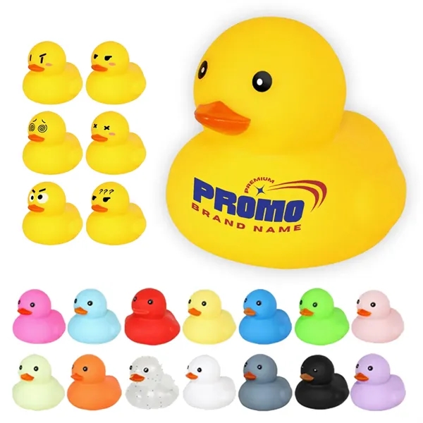 Colorful Rubber Duck Mini Floating Bath Toys Squeezable - Colorful Rubber Duck Mini Floating Bath Toys Squeezable - Image 0 of 7