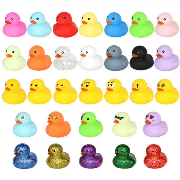 Colorful Rubber Duck Mini Floating Bath Toys Squeezable - Colorful Rubber Duck Mini Floating Bath Toys Squeezable - Image 7 of 7