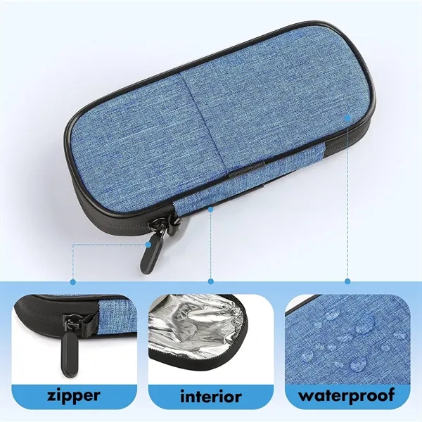 Portable Insulin Cooler Travel Case Medical Storage Pouch - Portable Insulin Cooler Travel Case Medical Storage Pouch - Image 2 of 6