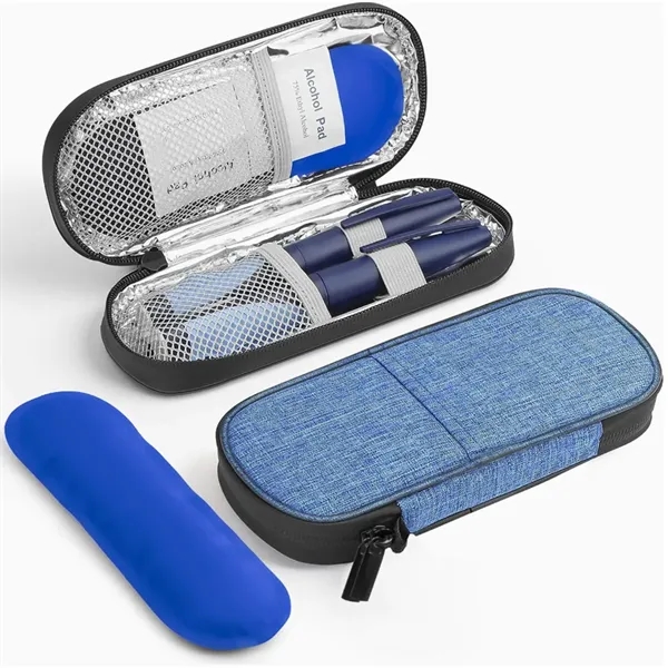 Portable Insulin Cooler Travel Case Medical Storage Pouch - Portable Insulin Cooler Travel Case Medical Storage Pouch - Image 4 of 6