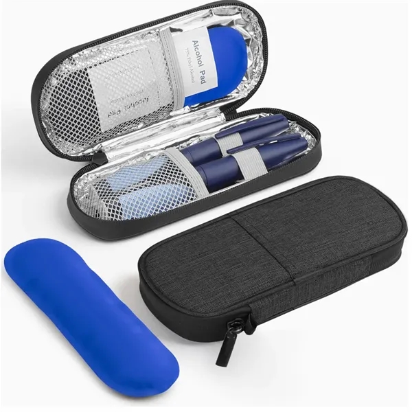 Portable Insulin Cooler Travel Case Medical Storage Pouch - Portable Insulin Cooler Travel Case Medical Storage Pouch - Image 5 of 6