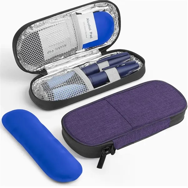 Portable Insulin Cooler Travel Case Medical Storage Pouch - Portable Insulin Cooler Travel Case Medical Storage Pouch - Image 6 of 6