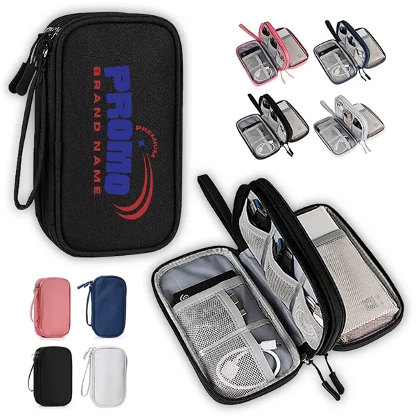 Travel Electronics Tech Organizer Waterproof Storage Case - Travel Electronics Tech Organizer Waterproof Storage Case - Image 0 of 7