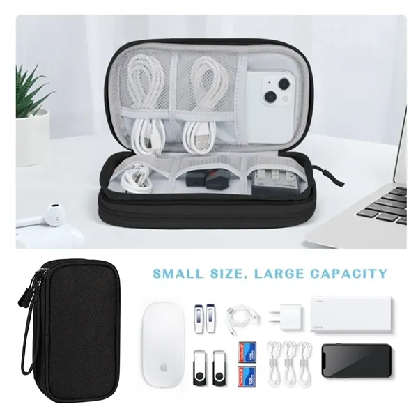 Travel Electronics Tech Organizer Waterproof Storage Case - Travel Electronics Tech Organizer Waterproof Storage Case - Image 2 of 7