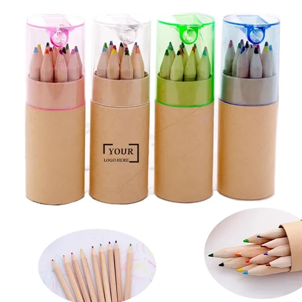 Mini 12-Color Colored Pencil Set - Mini 12-Color Colored Pencil Set - Image 0 of 2