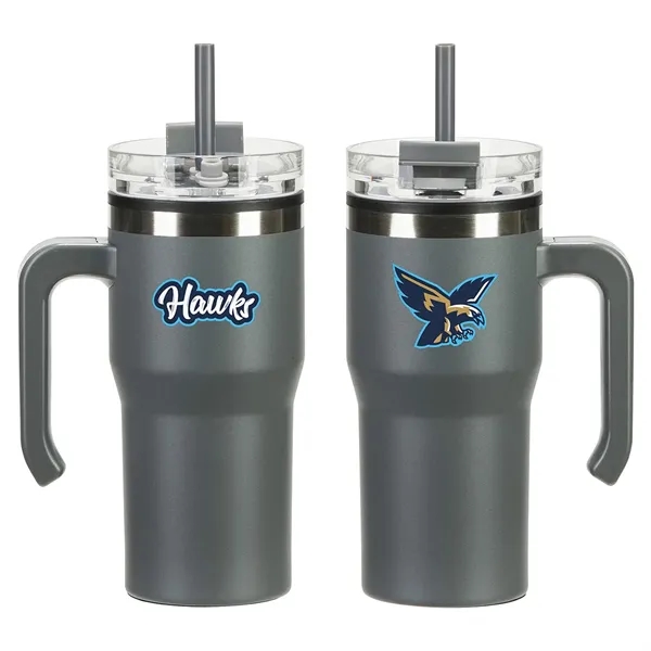 Outback 20 oz Stainless Steel/Polypropylene Mug with Lid and - Outback 20 oz Stainless Steel/Polypropylene Mug with Lid and - Image 2 of 6