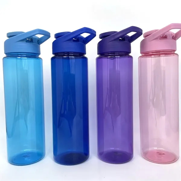 24 oz. Sports Plastic Water Bottle with Flip Lid BPA-Free - 24 oz. Sports Plastic Water Bottle with Flip Lid BPA-Free - Image 5 of 5