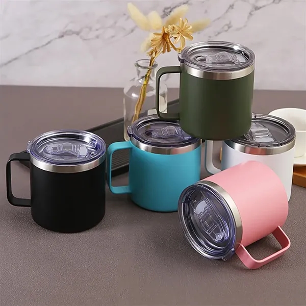 12 oz. Insulated Stainless Steel Coffee Mug Double Wall - 12 oz. Insulated Stainless Steel Coffee Mug Double Wall - Image 4 of 5