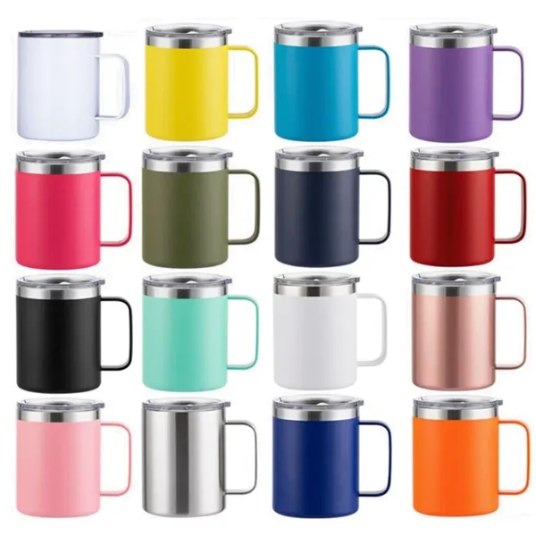 12 oz. Insulated Stainless Steel Coffee Mug Double Wall - 12 oz. Insulated Stainless Steel Coffee Mug Double Wall - Image 5 of 5