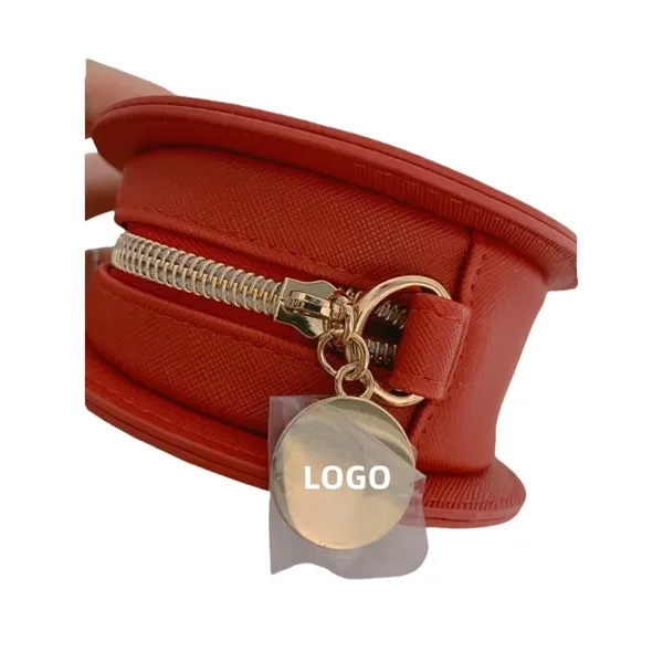 7'' round three-dimensional tote Makeup Bag - 7'' round three-dimensional tote Makeup Bag - Image 1 of 4