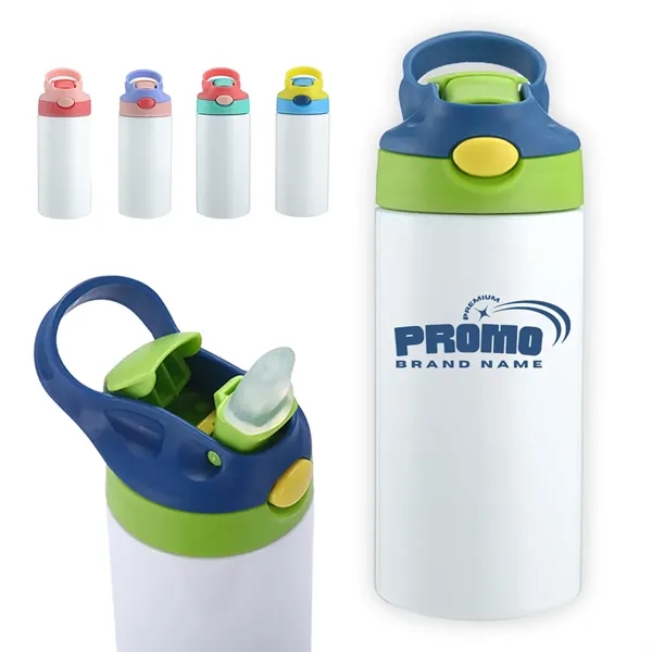 12 oz. Insulated Stainless Steel Water Bottle Kids Children - 12 oz. Insulated Stainless Steel Water Bottle Kids Children - Image 0 of 8