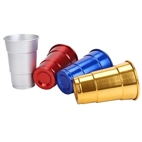 16 oz. Stadium Aluminum Reusable Cups Custom Beer Mug - 16 oz. Stadium Aluminum Reusable Cups Custom Beer Mug - Image 3 of 9