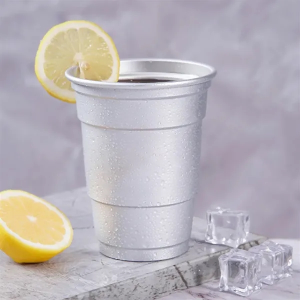 16 oz. Stadium Aluminum Reusable Cups Custom Beer Mug - 16 oz. Stadium Aluminum Reusable Cups Custom Beer Mug - Image 7 of 9