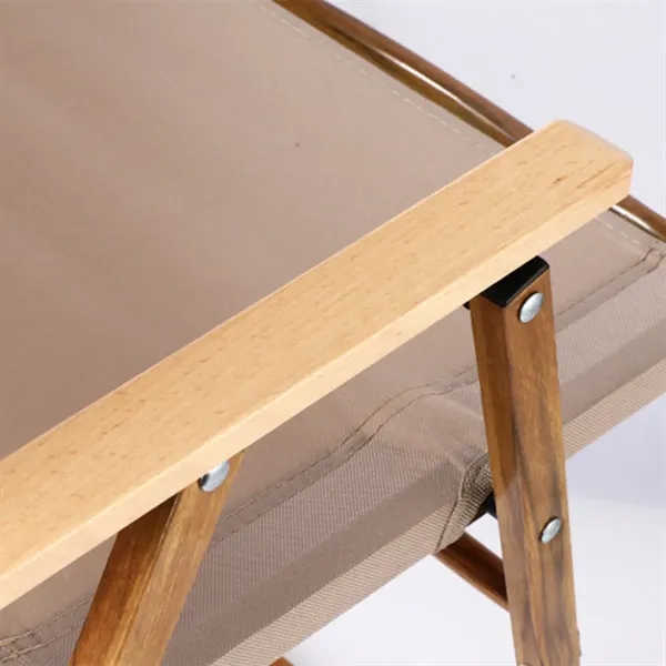 Folding Outdoor Camping Chair with Armrests Portable Picnic - Folding Outdoor Camping Chair with Armrests Portable Picnic - Image 5 of 7