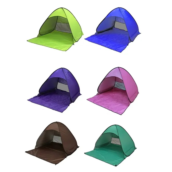 Pop-Up Beach Tent UV Protection Waterproof Portable Shade - Pop-Up Beach Tent UV Protection Waterproof Portable Shade - Image 5 of 8