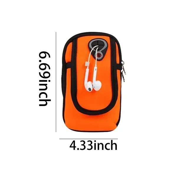 Running Armband Phone Holder Waterproof Workout Pouch Sleeve - Running Armband Phone Holder Waterproof Workout Pouch Sleeve - Image 1 of 4