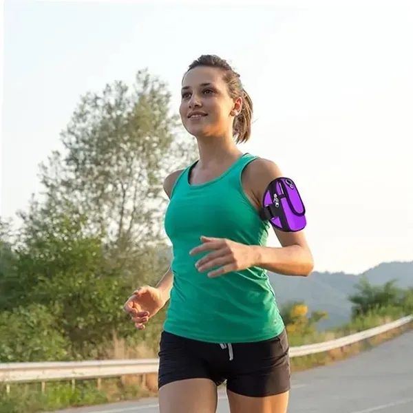Running Armband Phone Holder Waterproof Workout Pouch Sleeve - Running Armband Phone Holder Waterproof Workout Pouch Sleeve - Image 2 of 4