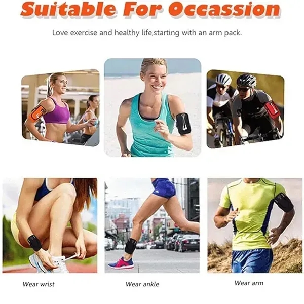 Running Armband Phone Holder Waterproof Workout Pouch Sleeve - Running Armband Phone Holder Waterproof Workout Pouch Sleeve - Image 4 of 4