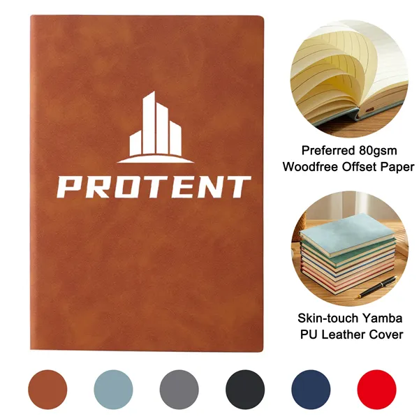 Leather Ruled Notebook - Leather Ruled Notebook - Image 0 of 6