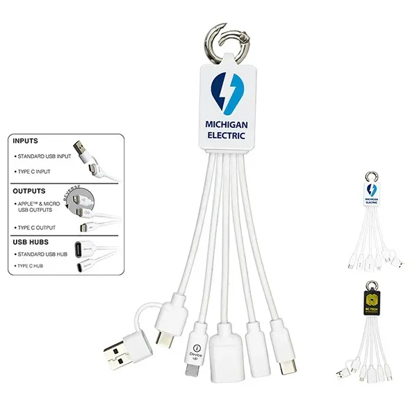 FUSION Charging Cable With 2 Port USB Hub - FUSION Charging Cable With 2 Port USB Hub - Image 0 of 26