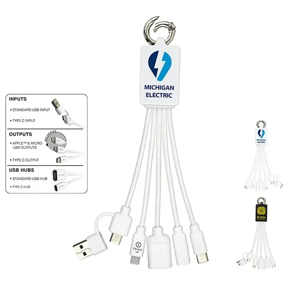 FUSION Charging Cable With 2 Port USB Hub - FUSION Charging Cable With 2 Port USB Hub - Image 0 of 24