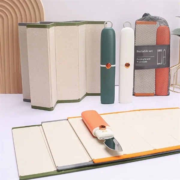 Portable Camping Cutting Board and Knife Set - Portable Camping Cutting Board and Knife Set - Image 3 of 5
