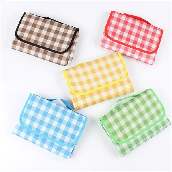 Foldable Picnic Mat Beach Waterproof Lightweight Sandproof - Foldable Picnic Mat Beach Waterproof Lightweight Sandproof - Image 5 of 6