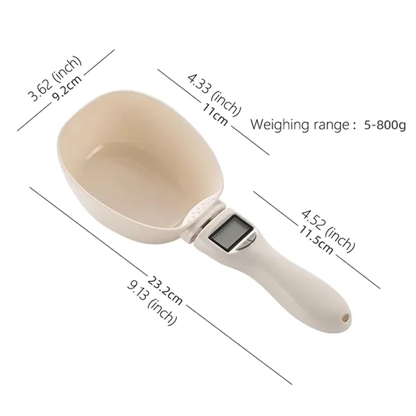 Digital Kitchen Food Measuring Spoon Smart Scale Dog Cat - Digital Kitchen Food Measuring Spoon Smart Scale Dog Cat - Image 1 of 5