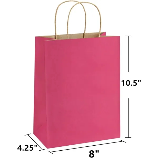 Custom White Paper Euro Tote Bag W/ Cotton Rope Handles - Custom White Paper Euro Tote Bag W/ Cotton Rope Handles - Image 1 of 4