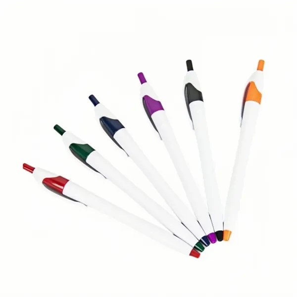 Customized click plastic ballpoint pen - Customized click plastic ballpoint pen - Image 0 of 13