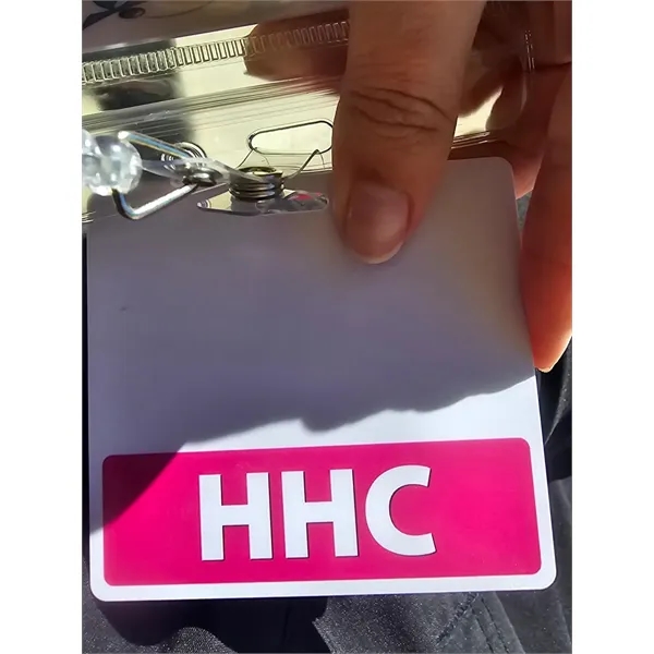 Custom Printed Role Recognition Badge Hanger - Custom Printed Role Recognition Badge Hanger - Image 3 of 3