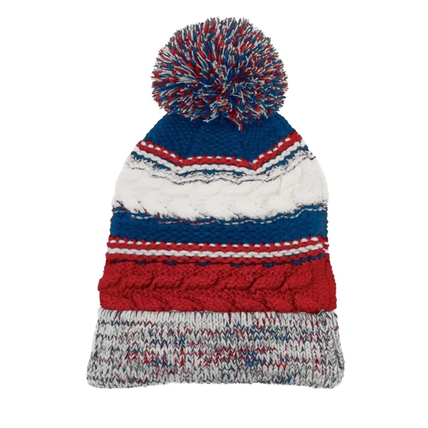 Sport-Tek Pom Pom Team Beanie. - Sport-Tek Pom Pom Team Beanie. - Image 14 of 17