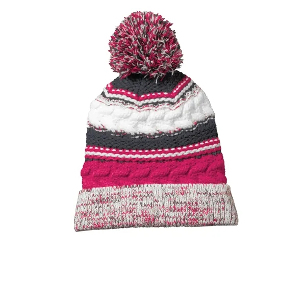Sport-Tek Pom Pom Team Beanie. - Sport-Tek Pom Pom Team Beanie. - Image 17 of 17